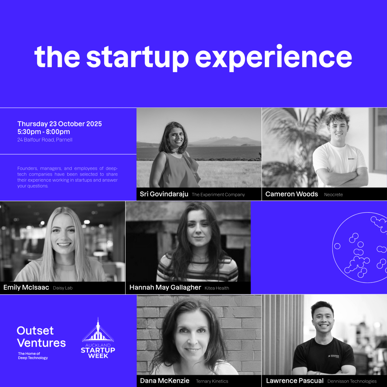 Outset Connect The Startup Experience - Weds 22 Oct Outset Connect The Startup Experience - Weds 22 Oct