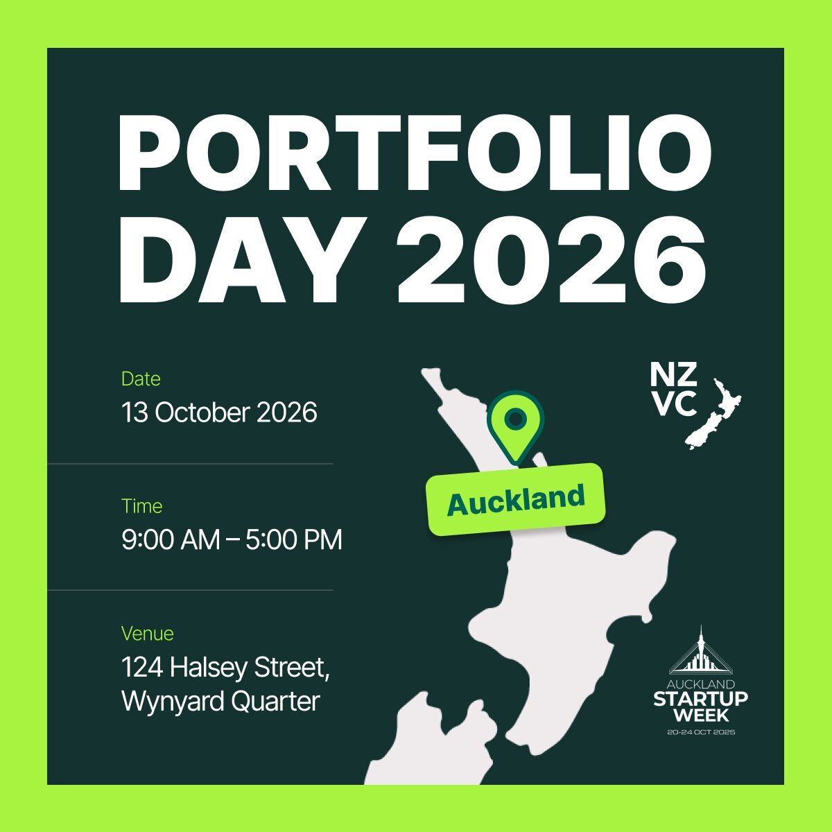 ASW26 NZVC Portfolio Day